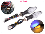 2pcs Universal LED Motorcycle Turn Signal Blinker Indicators
