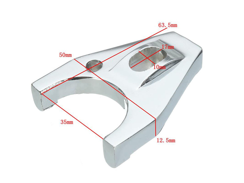 Super Sunny Chrome Steel Distributor Clamp Hold Down – For SBC BBC HEI Engines
