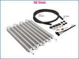 8 Row Remote Transmission Oil Cooler, Auto-Manual Radiator Converter Kit