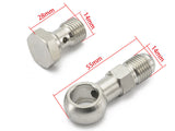 Turbo Coolant Banjo Bolt M14x1.5 to 6AN -6 Garrett GT25 GT28 GT30 MHI TD05 TD06
