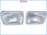 Pair Head Light Lamp w/ Bulb Fits Toyota Hiace 1982-2004