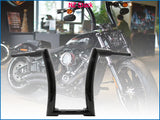 Black Motorcycle Handlebar for Harley Sportster Yamaha Vstar 820mm 14" Rise