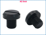 2pcs Motorcycle Mirror Hole Plugs Screws Bolts M10x1.25