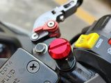2pcs Motorcycle Mirror Hole Plugs Screws Bolts M10x1.25