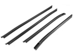 4pcs Black Window Door Seals for Toyota Hilux Double Cab 2005-2015