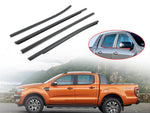 Rubber Door Window Belt Mould Set Seals for Ford Ranger PX XLT 2012-2021