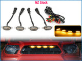 4 x LED Amber Front Grille Daytime Running Light DLR for Ford Ranger Raptor