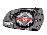 Right Driver Side Wing Mirror Glass for Audi A3 A4 A5 Quattro S4 S5 A4L