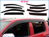 Window Visor Weather Shields Weathershields for Toyota Hilux Dual Cab 2005-2015