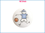 Ceramic Knob Handle - Basketball Boy