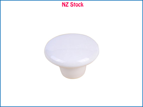 White Round Ceramic Knob Handle