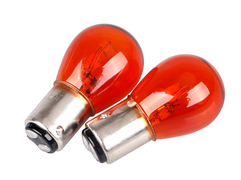 2pcs Turn Signal Indicator Bulbs Fits Harley Double Filament