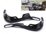 Universal Motorcycle Handguards Dirt Bike Hand Guards 22mm 28mm Black