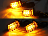 2 x Universal Mini LED Motorcycle Indicators Blinker Turn Signal E-Marked