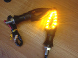2pcs LED Turn Signal Blinker Indicators Fits Honda Suzuki Yamaha Motorcycle