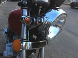 2pcs Turn Signal Blinker Indicators Fits Harley Bobber Chopper Honda Suzuki Motorcycle