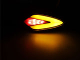 2 x LED Turn Signal Indicators for Honda Yamaha Suzuki Triumph Motorcycle
