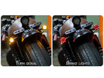 2pcs LED Turn Signal Blinker Indicators Fits Honda Yamaha Suzuki Motorcycle