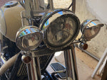 Motorcycle Headlight Spotlight Fog Light Bar Bracket Indicator Turn Signal Mount