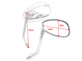 A Pair of Universal 8mm Chrome Mirrors