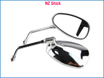 A Pair of Universal 8mm Chrome Mirrors