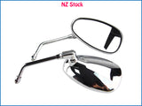 A Pair of Universal 8mm Chrome Mirrors