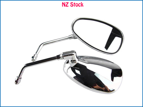 A Pair of Universal 8mm Chrome Mirrors