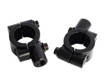 2 x 10mm Motorcycle Mirror Mount Clamp Holder for 25mm Handlebar