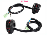 7/8" Motorcycle Handlebar Control Switch Turn Signal High/Low Beam Horn Switch