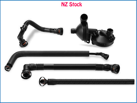 PCV Crankcase Vent Velve & Breather Hose Set Fits BMW 3 5 7 Series E46 E39 E60