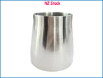 2.25" to 2" Stainless Steel Reducer