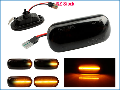 2 x Side Marker Indicators Turn Signal Lights for Audi A3 A4 S4 A6 E-Marked