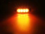 12V / 24V Amber LED Caravan Truck Trailer Side Marker Light E-Marked
