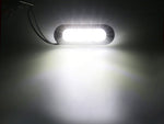 12V / 24V White LED Caravan Truck Trailer Side Marker Light E-Marked