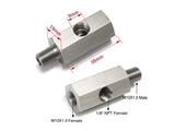 NPT Fitting Male to Female 1/8" to M10 x 1.0 Adapter